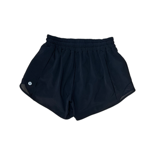 Women's 4 - Black Lululemon Hotty Hot 2 Shorts