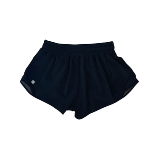 Women's  6 - Black Lululemon Hotty Hot 2 Shorts