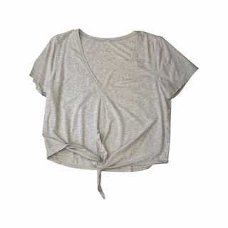 Women's 6 - Gray Lululemon Knot A Problem Tee