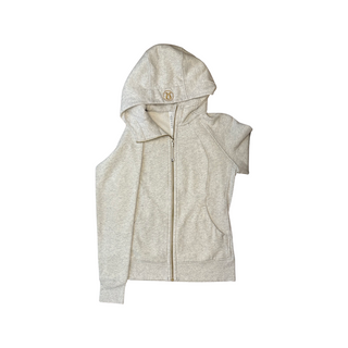 Women's 12 - Gray and Gold Lululemon Scuba Full-Zip Hoodie