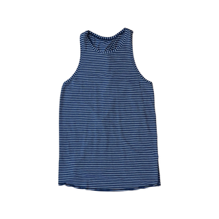 Women's 8 - Blue and White Stripe Lululemon All Tied Up Tank