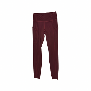 Women's 6 -Burgundy Lululemon Fast & Free Full Length Leggings *Non-Reflective