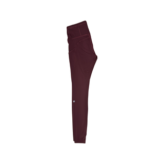 Women's 6 -Burgundy Lululemon Fast & Free Full Length Leggings *Non-Reflective