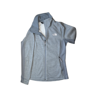 Women's L - Gray North Face Hybrid Fullzip