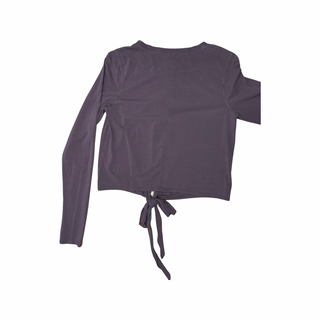 Women's 10 - Purple Lululemon Front Knot Cropped  Long Sleeve