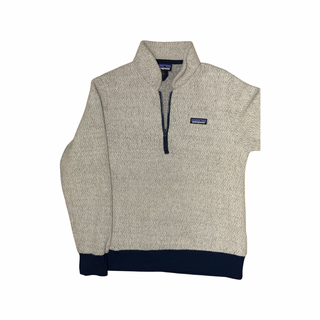 Women's M - Cream Patagonia Woolester Pullover