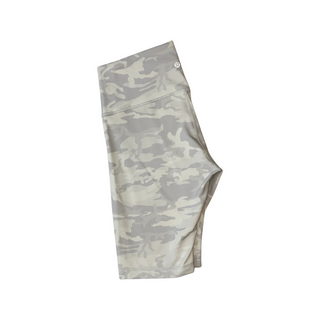 Women's 10 - White Camo Lululemon Wunder Under Short *Ribbed