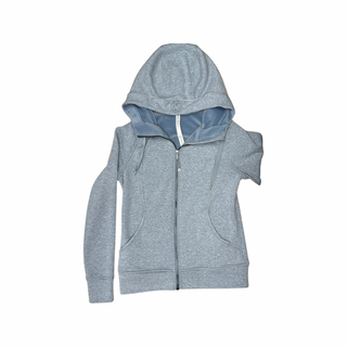 Women's 8 - Special Edition! Heathered Chambray Lululemon Scuba Hoodie *Plush