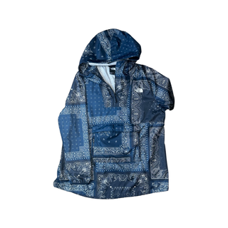 Women's Large - Blue Paisley North Face Fanorack Windwall Jacket