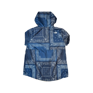 Women's Large - Blue Paisley North Face Fanorack Windwall Jacket