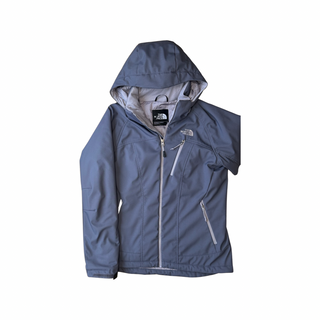 Women's M - Gray and Blue North Face Jacket