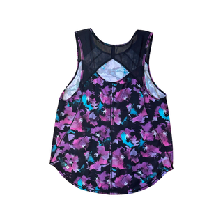 Women's 12 - Black and Purple Floral Lululemon Sculpt Tank