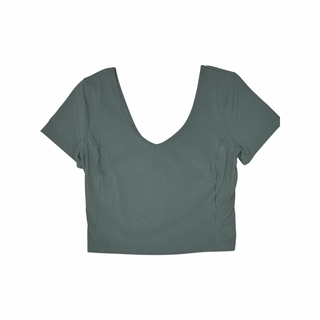 Women's 10 - Green Lululemon Cropped Align Tee