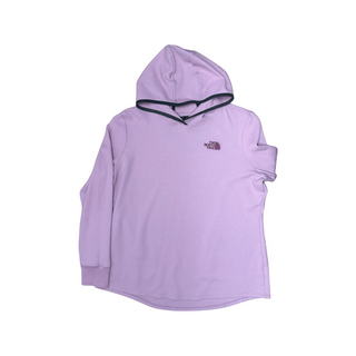 Women's XL - Pink North Face Waffle Knit Lightweight Hoodie