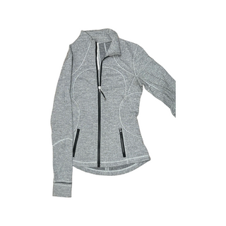 Women's 6 - Gray Herringbone Lululemon Define Fullzip