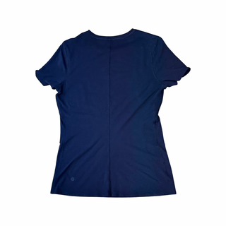 Women's 8 - Navy Lululemon Love Tee Short Sleeve Crew