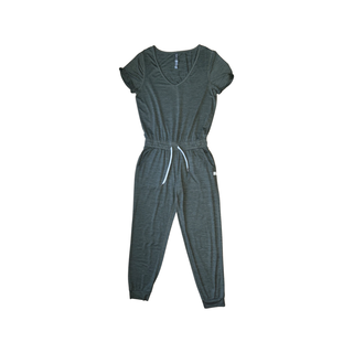 Women's S - Olive Vuori Halo Performance Dreamknit Short Sleeve Jumpsuit