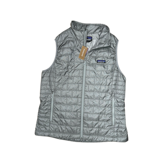 Women's XL - NWT Gray Patagonia Nano Puff Vest